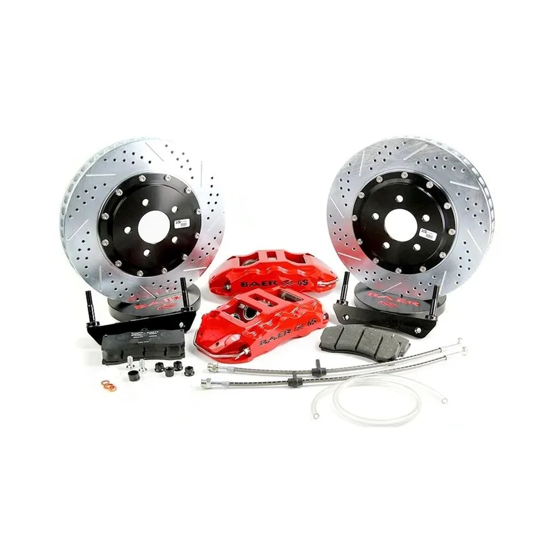 Crafted Baer Brakes 4261064R Baer Brakes 14" Extreme+ Front Brake Kit, Red, SDZ