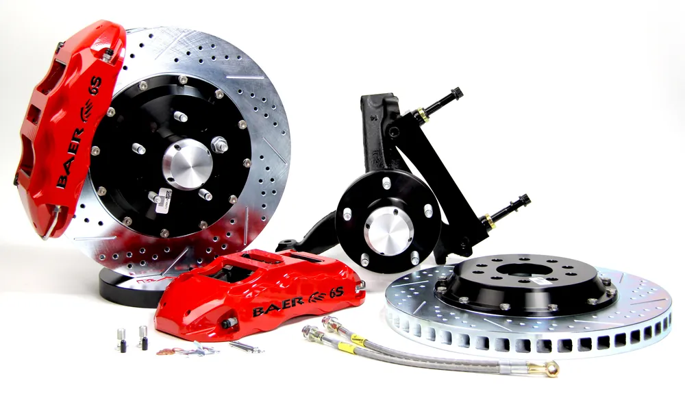 Baer Brakes 4301091GB Baer Brakes 14" Extreme+ Front Brake Kit, Grabber Blue, SDZ, Std. Studs Deal