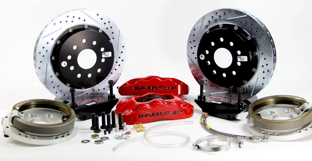 Baer Brakes 4262299B-1 Baer Brakes 14" Pro+ Rear Brake Kit, Black, Slot Crafted