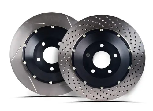 Limited Edition StopTech 2013-2018 Ford Focus ST AeroRotor Slotted Front Brake Rotors Pair 81.342.9911