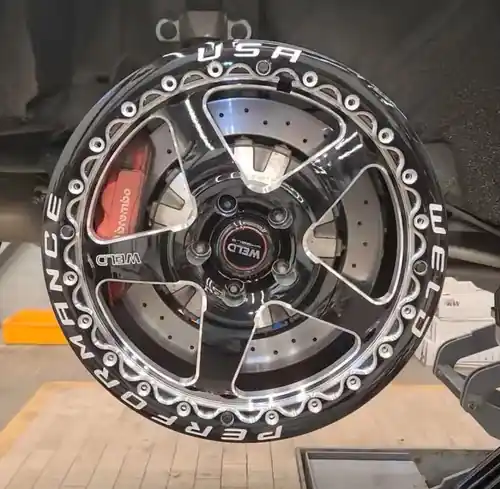 WELD Ventura 5 Beadlock 2005-2026 Mustang GT Wheel 18x10 | 5x114.3 BC (5x4.5) | +45 Offset | 7.27 Backspacing - S90480067P45 Fast Shipping