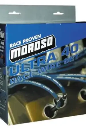 Fan Favorite Moroso Chevrolet Big Block Ignition Wire Set - Ultra 40 - Unsleeved - HEI - Under Header - Black - 73712