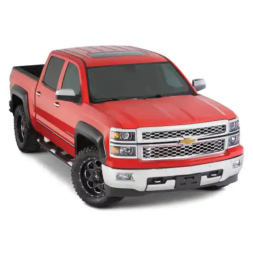 Bushwacker 2019-2020 Chevrolet Silverado 1500 Extend-A-Fender Style Flares 2pc front 78.8in Bed-Black #40155-02 Brand New