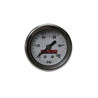 Snow 0-100PSI Fuel Pressure Gauge (1/8in NPT) - SNF-20010 Buy Direct
