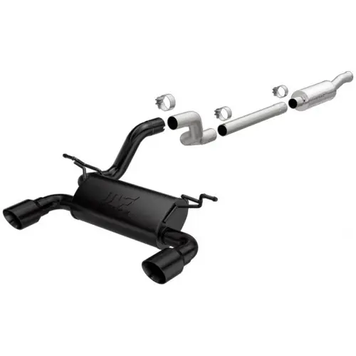 Magnaflow Dual Tip Black Coated Cat-Back SS Exhaust for 2018-2025 Wrangler JL 3.6L #19417 Super Sale