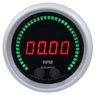 Autometer 85.7mm Black 0-16K RPM Tachometer Sport-Comp Elite Digital Gauge - 6798-SC Low Price