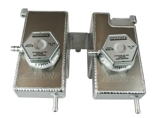 Professional Grade Moroso 16-Up Polaris RZR Turbo/Turbo S Dual Coolant Intercooler Tank