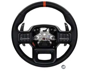 Ford Racing 2021+ F-150 Raptor Steering Wheel Kit - Black - M-3600-F15B Fast Shipping