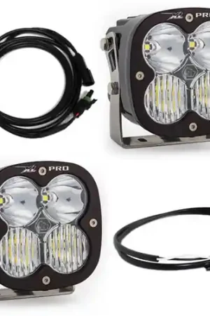 Baja Designs Jeep JL/JT Rubicon Steel Bumper LED Light Kit XL Pro w/Upfitter - 447668UP Final Sale