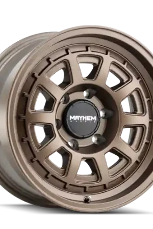 Mayhem 8303 Voyager 17x8.5 / 8x165.1 BP / 0mm Offset / 125.2mm Hub Dark Bronze Wheel Certified