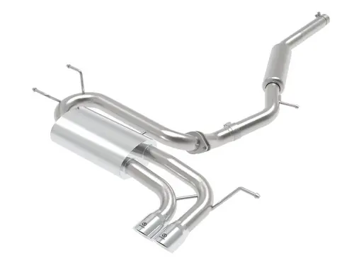 aFe Takeda 2-1/2in SS-304 Cat-Back Exhausts w/ Polished Tip 16-19 Mazda MX-5 Miata ND 2.0T - 49-37005-P Limited Time