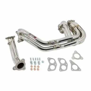Today Only IAG Performance Unequal Length Stainless Steel 3-Bolt Header & Uppipe for 2002-14 Subaru WRX, 2004-21 STI, 2005-09 Legacy GT, 2004-08 Forester XT