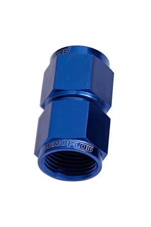 Aeroflow Straight Female Swivel Coupler -3AN - Black Bulk Order