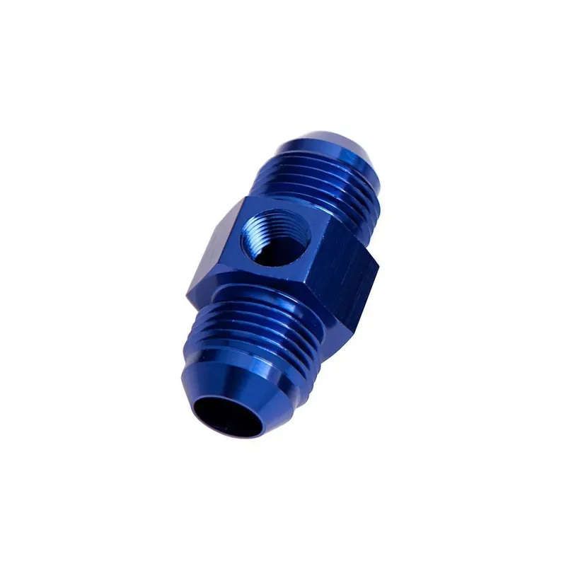 Aeroflow Straight Male to Male -6AN With 1/8" NPT Port - Black Modern