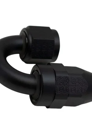 Deatschwerks 8AN Female Swivel 180-Degree Hose End PTFE Anodized Matte Black Fast Shipping