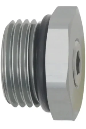 Deatschwerks 8AN ORB Male Plug Fitting with 1/8" NPT Gauge Port Anodized - Black Popular