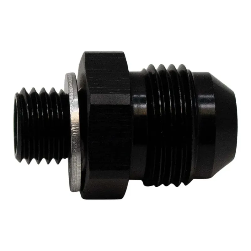 Deatschwerks 8AN to M12 X 1.5 Metric Adapter Anodized Matte Black Today Only