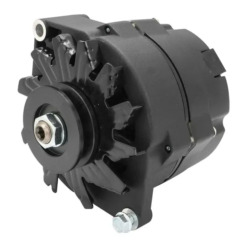 Proflow Alternator Power Spark 100 Amp 1-Wireinternal Regulator Black Powder Coat V-Belt Chev For Holden Commodore Torana Popular