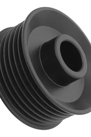 Proflow Alternator Pulley Serpentine 6 Groove 57mm OD x 17mm Bore Black Luxury