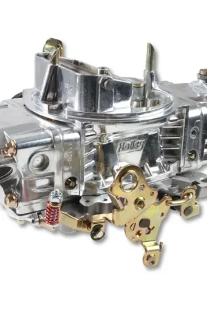 Affordable Holley Aluminum Double Pumper Carburetor 650 CFM - 4150 - Mechanical Secondaries - Shiny - Gasoline