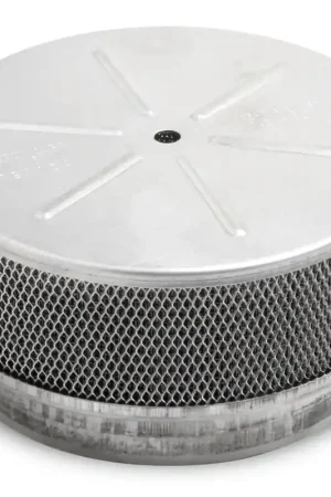 Holley Aluminum Marine Flame Arrestor - 350-600 recommended CFM 5-3/4"A x 2"B x 3/4"C x 5"D, no vents, no flame tube, 350-600 recommended CFM One Day Deal