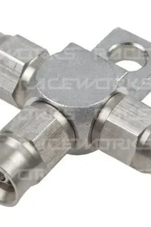 Raceworks An-3 Teflon Hose End Tee With Bracket Stainless Steel Free Returns