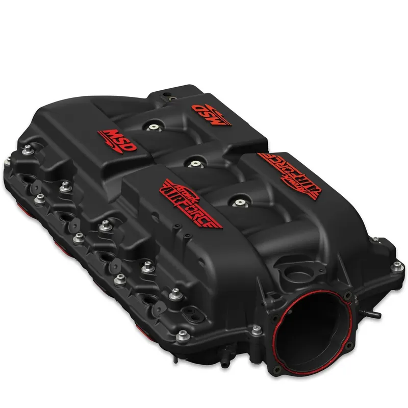Mega Sale MSD Atomic AirForce LS7 Intake Manifold - Red Performance Polymer Intake Manifold for GM LS7 Engines