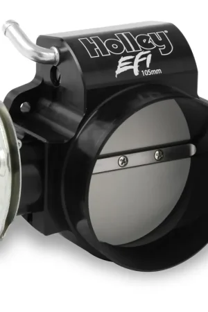 Holley EFI BILLET 105mm LS Throttle Body w/low RPM Taper LS 105mm TB w/cable drive and taper Save Now