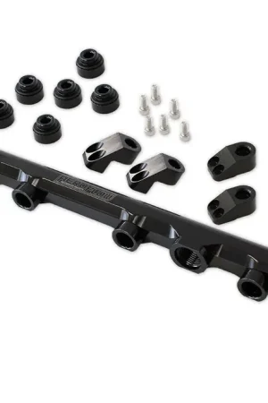 Certified Aeroflow Billet EFI Fuel Rail - Black (Toyota 2JZ-GTE)