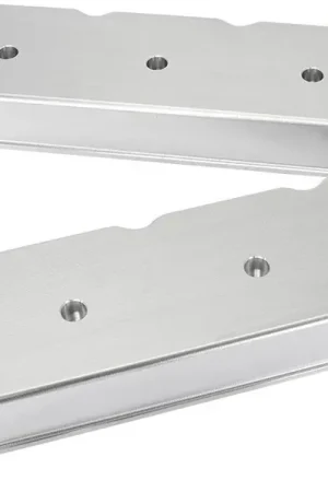 New Arrival Aeroflow Billet Valve Cover Set - Black Finish with No Logo (GM LS)