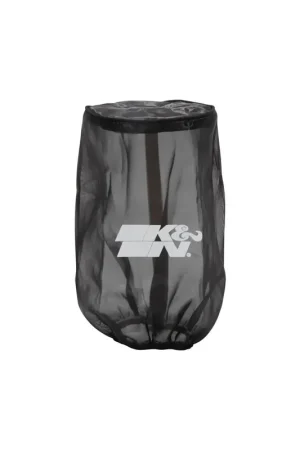 Certified K&N Filters Black Dry Charger Air Filter Wrap - 6.5" ID x 4.375" Top ID x 8.75" H
