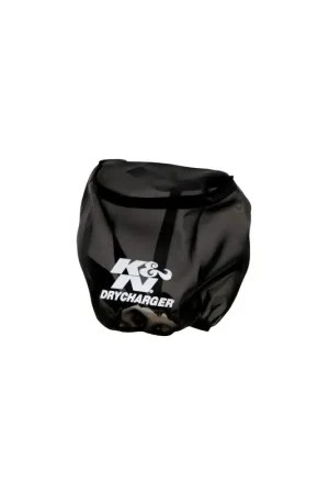Top Rated K&N Filters Black Dry Charger Air Filter Wrap - 6.5" ID x 4.5" Top ID x 5.5" H