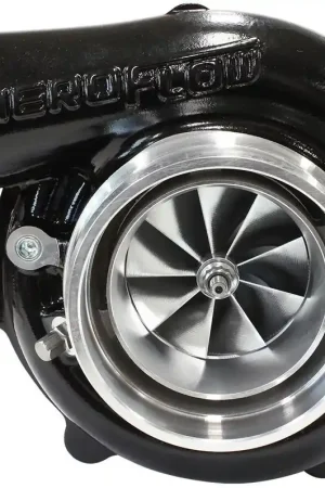 Fresh Stock Aeroflow Boosted 6862 1.21 Reverse Rotation Turbocharger 1050HP - Hi Temp Black Finish