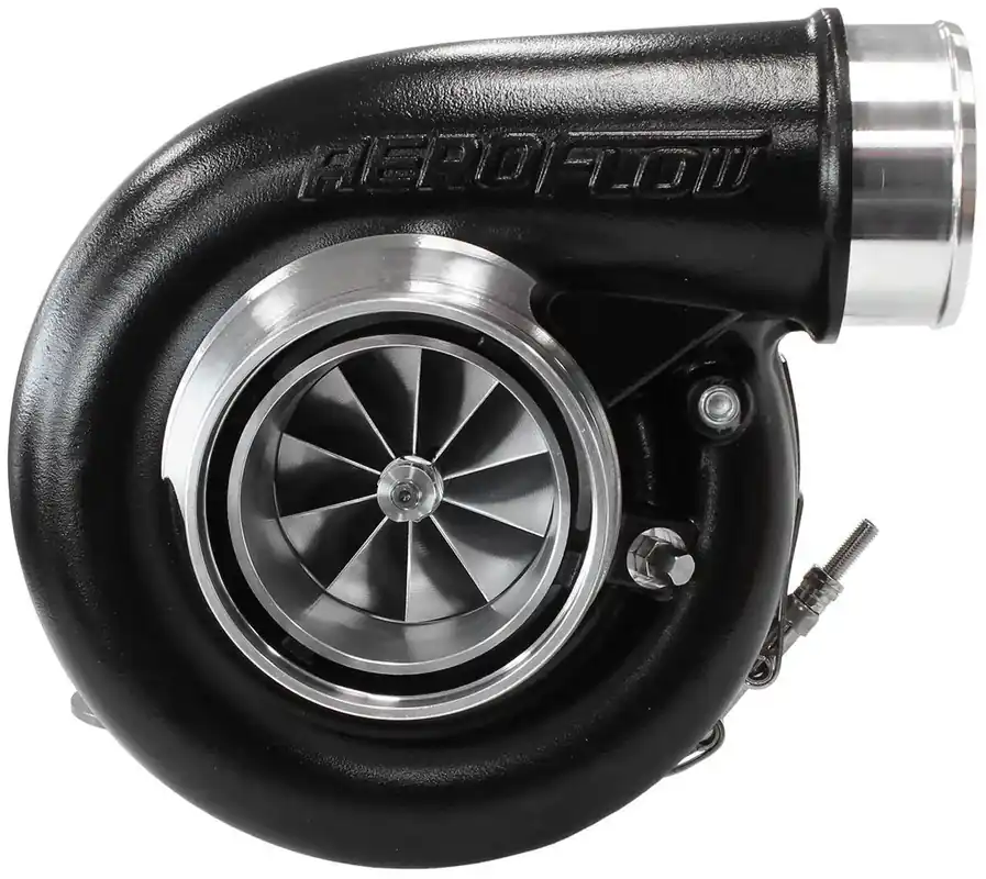 Trending Aeroflow Boosted 7375 V-Band 1.15 Turbocharger 1200HP - Hi Temp Black Finish