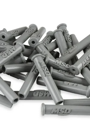 Big Sale MSD Boots, Straight, Logo Gray Silicone, 50EA Spark Plug Boots, Straight/Multi-Angle, with Logo Gray Silicone, 50EA