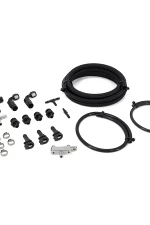 IAG Performance Braided Fuel Line & Fitting Kit for Top Feed Fuel Rails & OEM FPR (WRX 02-07/STI 07) Trending