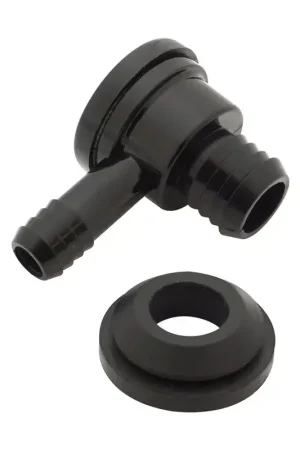 Final Sale Proflow Brake Booster Check Valve Black Plastic 3/8in Hose Barbincludes Grommet