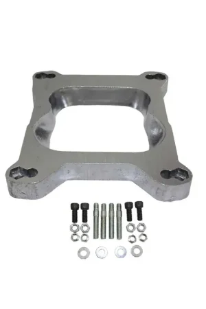 Exclusive Offer Proflow Carburettor Adaptor Spacer Aluminium 4-Barrel Quadrajet to Holley Open