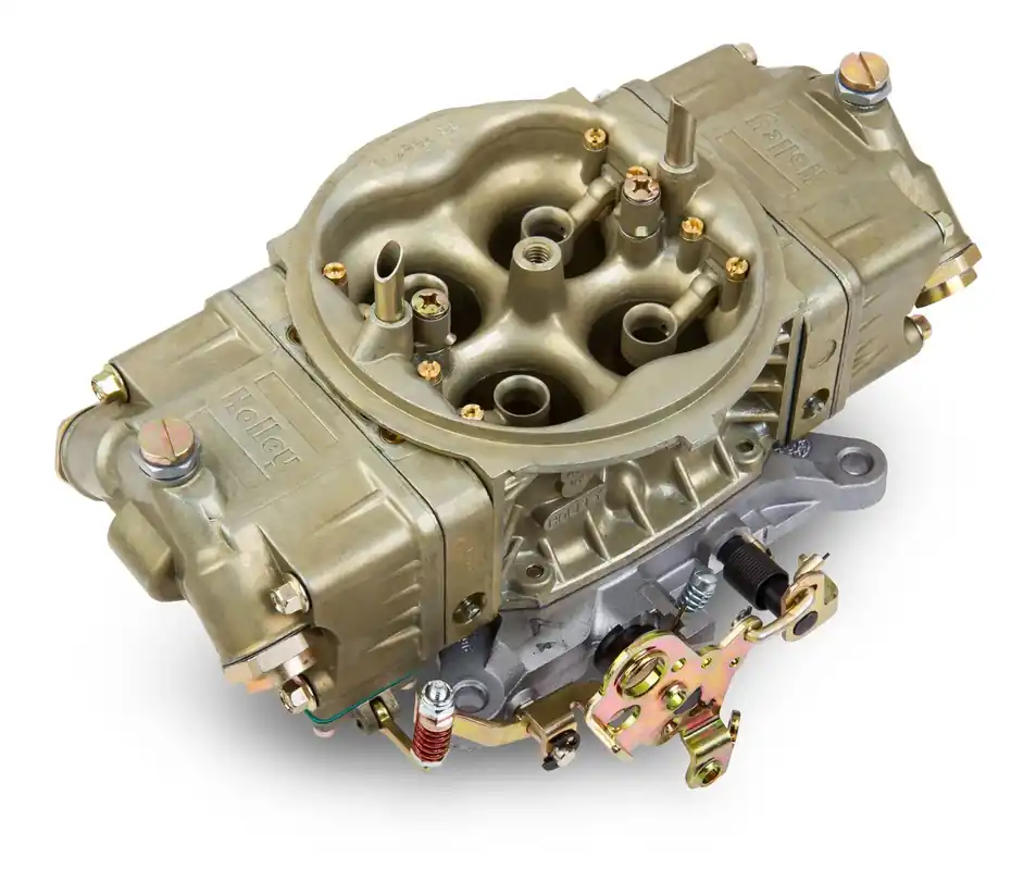 Best Seller Holley Classic HP Carburetor - Aluminum 950 CFM - 4150 - Mechanical Secondaries - Gold Dichromate - Gasoline