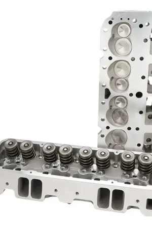In Demand Proflow Cylinder Heads SuperMax 210 SB Chev Aluminum Assembled inc Studs & G/Plates 64cc Chamber Angle Plug 210cc Intake Runner 600HP Pair