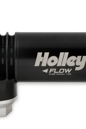 Viral Holley EFI Diecast Filter Regulator -8AN Internal Regulator is preset at 59.5 psi #12-888 has 3/8" NPT ports. #12-889 has -8AN o-ring ports.