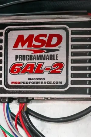 MSD Digital Programmable 6AL-2 - Black Universal - Tune Ignition Curve or Boost Timing Map from PC Hassle-Free Returns