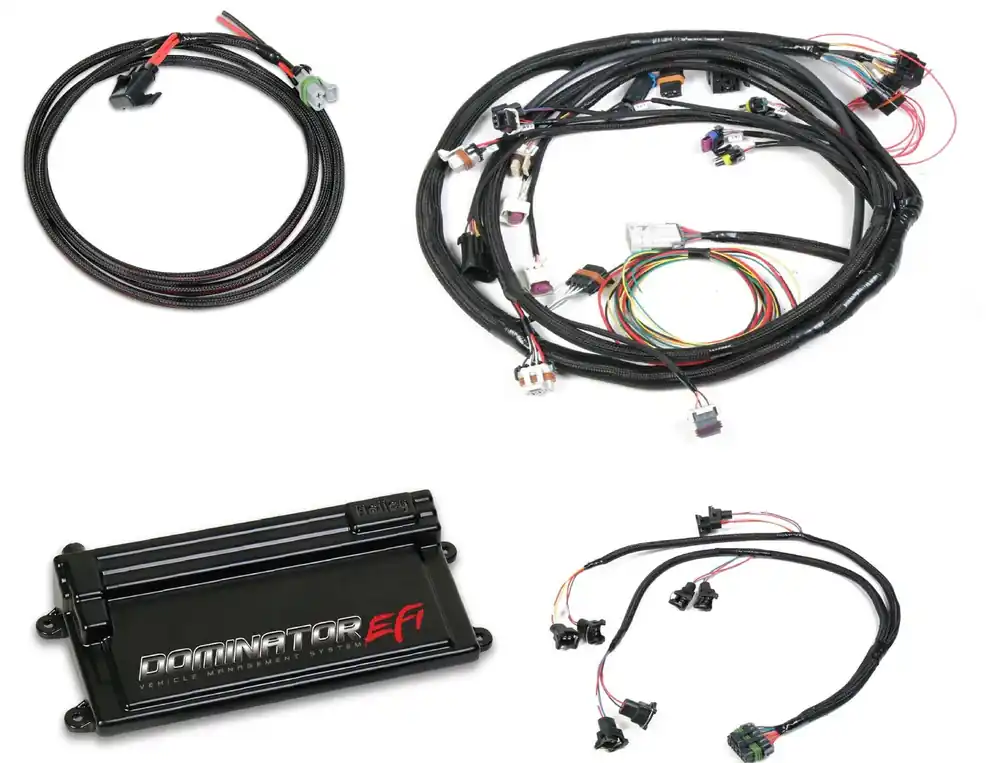 Original Holley EFI Dominator EFI Kit - LS2 Main Harness with EV1 Injector Harness Fits GM LS 58x Crank, 4x Cam - 4.8/5.3/6.0 style Engines with EV1 Injectors