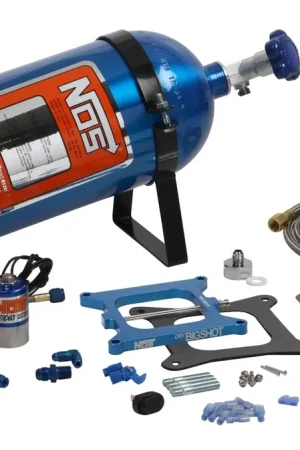 Editor’s Pick NOS Dry BigShot 4-Barrel Professional Kit Dry Bigshot Nitrous Kit For 4150 Type Throttle Body