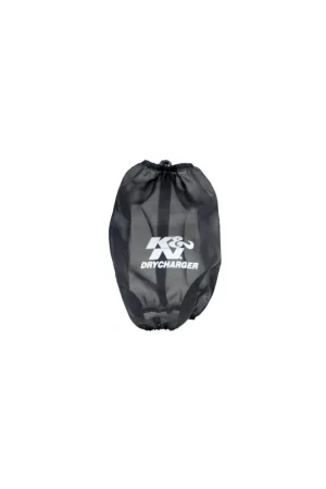 Time-Limited K&N Filters Dry Charger Air Filter Wrap - 5.5" ID x 4" Top ID x 8" H - Black