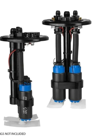 Instant Buy Proflow Dual Fuel Pump CarrierIn-Tank With 2x 340LPH Pumps Billet Aluminium Black