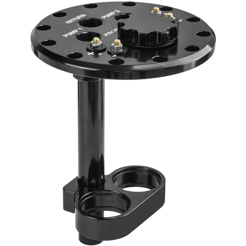 Premium Proflow Dual Fuel Pump Hanger Module Mounts 39mm Fuel Pumps 120.5mm PCD Billet Aluminium Black Anodised