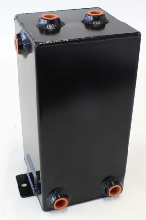 Super Sale Aeroflow Fabricated Aluminium Univ Tank 4L x 6 -8 ORB - Black