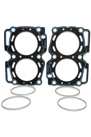 Premium IAG Performance Fire-Lock 2.0L Head Gaskets for 14mm Head Studs Only - 1 Pair with Fire-Lock Rings (WRX 02-05)