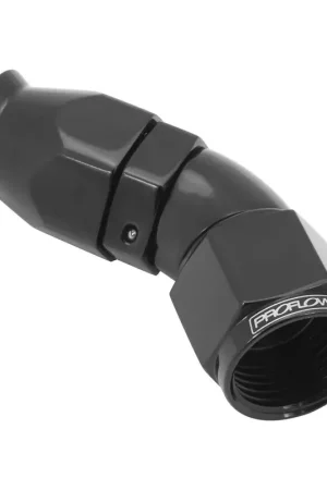 Hassle-Free Returns Proflow 30 Degree Fitting Hose End AN4 Suit PTFE Hose Black